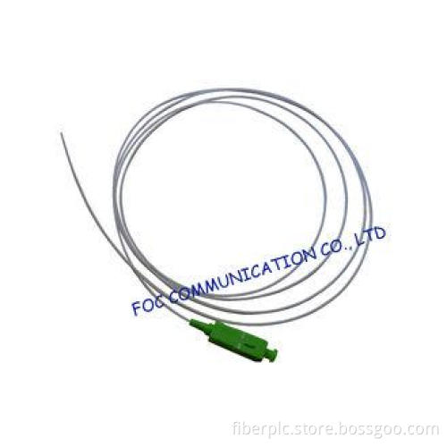 OEM G.652D White Fiber Optic Pigtail Simplex For Telecommun